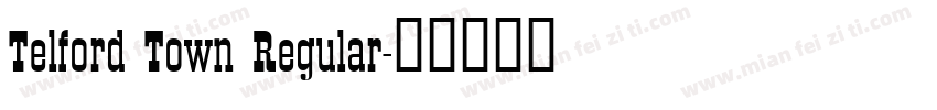 Telford Town Regular字体转换